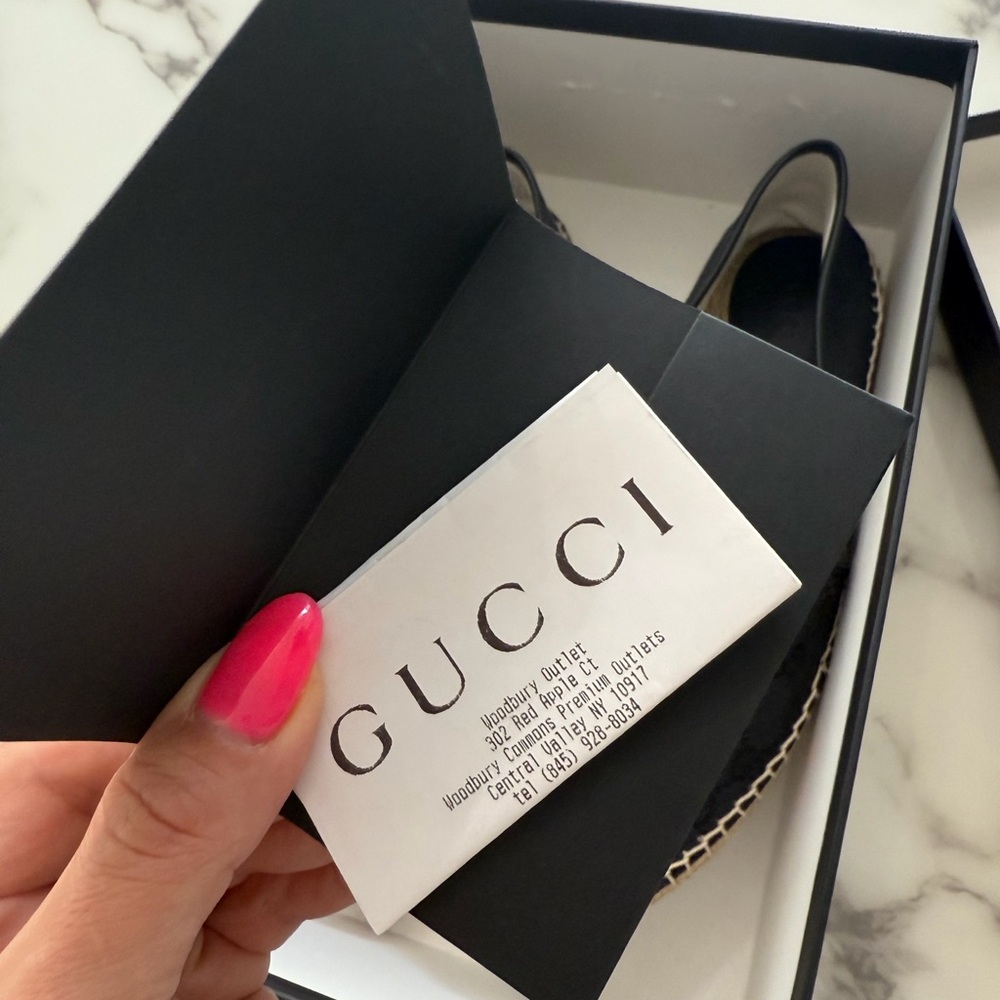 Gucci Black Canvas Espadrilles - Picture 5 of 6
